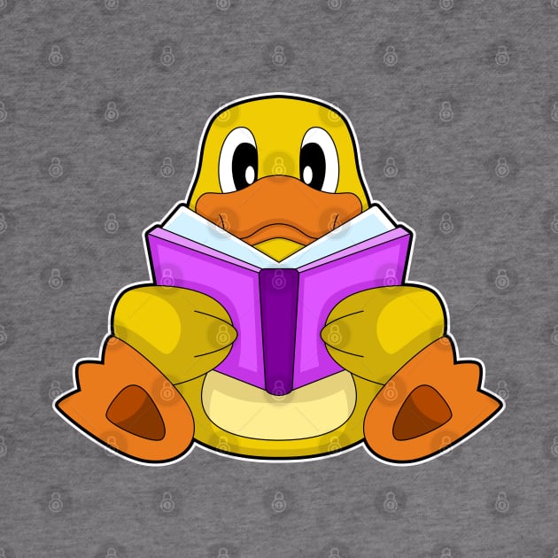 Duck Reading Book by Markus Schnabel